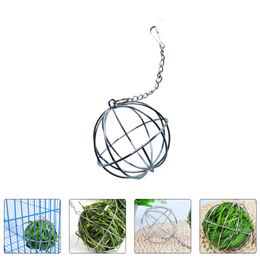 Small Animal Supplies 1pc Grass Pet Feeding Hamster (Silver)