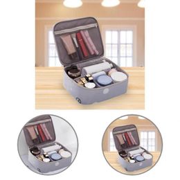 Storage Bags Fashion Cosmetic Solid Fine Stitching Large Capacity Oxford Cloth Tear Resistant Travel Make Up Cases