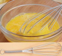 Stainless Steel Handles Eggs Beater Drink Whisk Mixer Foamer Kitchen Egg Beaters Mini Handle Mixers Stirrer Tools
