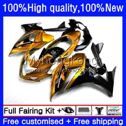 Bodywork For SUZUKI KATANA GSX 650F GSXF 650 2008 2009 2010 2011 2012 2013 2014 29No.91 Golden black GSXF-650 GSXF650 GSX-650F 08-14 GSX650F 08 09 10 11 12 13 14 Fairings