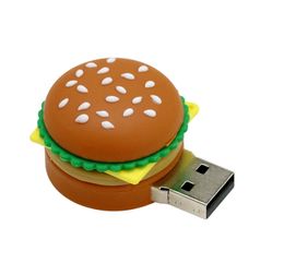 Hamburger Food Usb Flash Drive Creative Sushi/Bread/Pizza Pendrive Pen 4GB 8GB 16gB Memory Stick Storage U Disk Toy