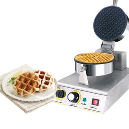 Electric Waffle Maker Crepe Oven Lattice Cake Machine Commercial Multifunction Muffin Maker Double-sided Baking Flip