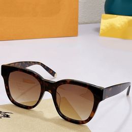 Mens and womens sunglasses Z1525W fashion classic casual shopping full-frame temples golden letters flower decoration outdoor travel UV400 with box