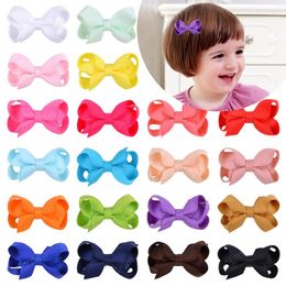 Baby Girls Mini Bow Hairclip Barrettes Hair Accessories Small Hairpins Headbands Infant Toddler Headdress Clips for Princess