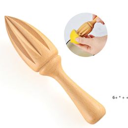 Beech Lemon Juicer Manually Fruit Vegetable Tools Wooden Squeezer Orange Citrus Juice Extractor Reamer Kitchen Tools RRF13244