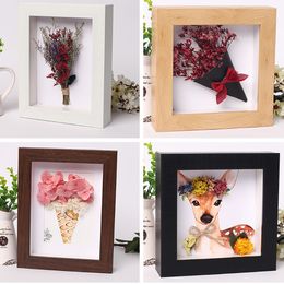 3D Po Frame Hollow Depth 3cm Flowers,Plant,Pins, Medals,Tickets And Pos Dispaly, Shadow Box For DIY Art Crafts Display