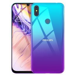 Original Philips S610 4G Mobile Phone 6GB RAM 128GB ROM MTK MT6762 Octa Core Android 6.088 inches Full Screen 13MP 3300mAh Face ID Fingerprint Smart Cell Phone