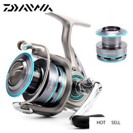 Fishing Reel 2000A 2500A 3000A 4000A Spinning 7BB Folding Handle Saltwater Carp Free Metal Spare Spool Tackle