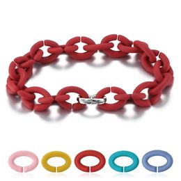 Round beads 10 color 21 cm Bracelets For Women Jewellery Hard Rubber X Bracelet fashion Hip hop style gifts