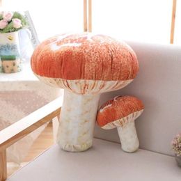 20cm Plush Toys Mushroom Soft Kawaii Cute Valentine 3d Small Food Vegetable Home Pillow for Kids Doll Stuffed Stuffing Zipper LA284