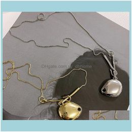 Pendant & Pendants Jewelrypendant Necklaces Designer Elegant Choker Fine Chain Necklace Double Chic Metal Hook Drop Delivery 2021 T4F7L