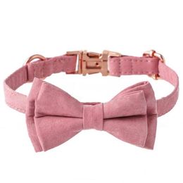 Cat Collars & Leads Pet Collar Easy-wearing Cats Tear Resistant Skin Friendly Stylish Dogs Bow-knot