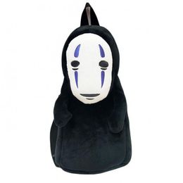 Backpack HKSNG Studio Spirited Away No Face Man Backpacks Plush Doll Creative Kids Adults Cute Bag5744134