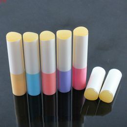 4g Plastic Lipstick Bottle Empty Handmade Lip Balm Salve Refillable Cream Container Candy Colour Bottom Free Shippinggood qty