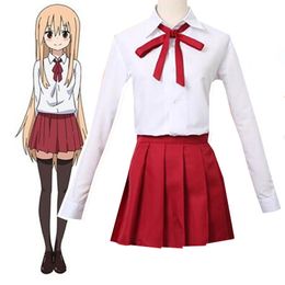Doma Umaru cosplay costumes Japan and South Korea school uniform Japanese anime Himouto! Umaru-chan clothing