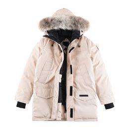 Designer Men Jackets Warm Down Parkas Coats Mens Jacket Man Women Padded Hooded Quality Winter Embroidery White Duck Downs Coat