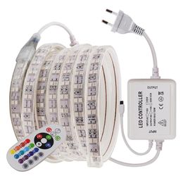 smd diodes UK - 1-100M RGB Led Strip Light SMD 120Leds M Tape IR Remote Control Flexible Ribbon Diode Luces Lamp Strips