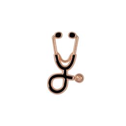 Kids Stethoscope Shaped Brooch Jewellery Adult Children Cartoon Alloy Fashion Brooches Multicolor Pins1 2qs J2 on Sale