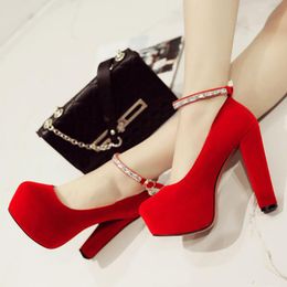 Elegante Plataforma De Tacones Rojos Oferta Online | DHgate.com
