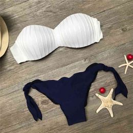 Shell Shape Bikini Solid Bandage Bikini Set Sexy Swimsuit Swimwear Women's Swimming Suit Female Biquini Bathing 210621