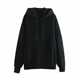 Women Hoodie Sweatshirts Spring Autumn Fashion Variety Of Colors Oversize Ladies Pullovers Pocket Hooded Jacket 210520