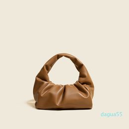 Designer bags Niche design single shoulder underarm , horn cloud large capacity women s portable vegetable basket leather luxury