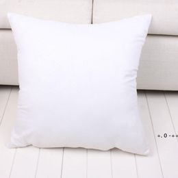 Sublimation Pillowcase Heat Transfer Printing Pillow Covers Blank Pillow Cushion 40X40CM without insert polyester pillow Covers RRE11682