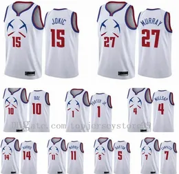 Vintage Basketball Jersey\rDenver\rNuggets\rNikola\rJokic Jamal Murray Will Barton Michael Porter Jr. can be Customised by pressing jerseys Size S-2XL