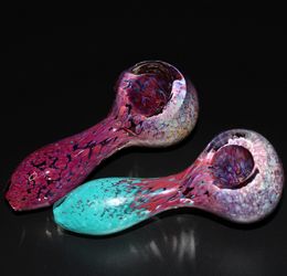 Vintage Wholesale Quality 4inch glass pipe bong spoon Style smoking for tobacco use