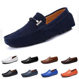 2021 Homens não-marca Correndo Sapatos Preto Branco Cinza Marinha Azul Camurça Mens Moda Treinador Sneakers Outdoor Jogging Andar 40-45 Cor 179