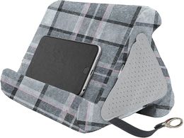 iPad Tablet Stand Multi-Angle Compact Lap Pillow for Home, Work & Travel. Our iPad and Tablet Holder Has Three Viewing Angles for All iPads, Tablets & Books.