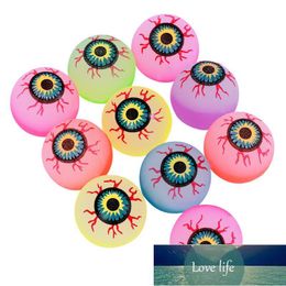10pcs 32mm Glow In The Dark Halloween Bouncy Balls Scary Eye Balls Halloween Party Supplies Horror Luminous Bounce(Random Color) Factory price expert design Quality