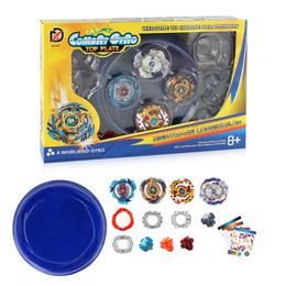 Burst XD168-6A B-73 B-79 B-97 B-100 with Launcher Juguetes Metal Fusion Battle Plate Arena Set Gyroscope Toys for Children Boys X0528