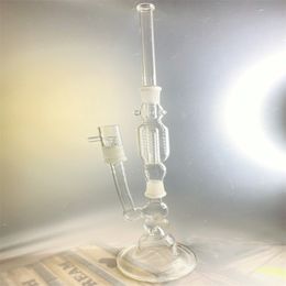 amazing function removable glass bong glass hookah smoking pipe water with parts 15 inches high gb262