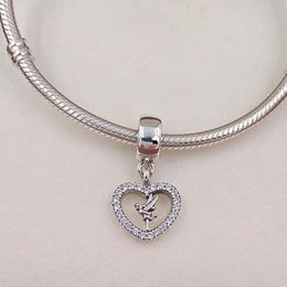 925 Sterling silver jewelry pandora Disny Loading LOVE Tinker charm diy bracelet making kit heart necklaces for women chain cool beads bangle kids box gift 791565CZ