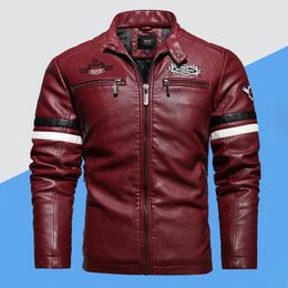 Men's Jackets Mens Leather And Coats Casual Short Wind Men Jacket Autumn For Man Spring Motorcycle Style