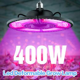 E27 Grow Light 100W 200W 300W 400W High Brightness led lights AC85-265V Deformable Lamp for plants indoor hydroponics tent