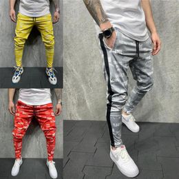 European And American Men's 2021 Spring Autumn Street Fashion 3D Printing Casual Personality Trend Hip-Hop Long-Pants