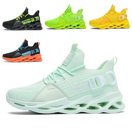 Hotsale men women running shoes blade Breathable shoe triple black white Lake green volt orange yellow mens trainers outdoor sports sneakers size 39-46