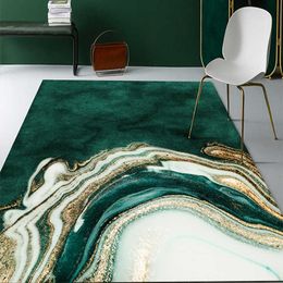 Nordic Light Luxury Coffee Table Floor Mats Living Room Carpet Bedroom Girl Rug Ins Wind Bedside Mat Large Area Full Room Carpet 210727