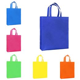 Party Tote Bag Reusable Non Woven Shopping Totes with Handle DIY Decoration Handbag Multi-Color Gift Package