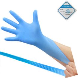 Nitrile Exam Gloves,100 Pcs/box Comfortable Disposable Gloves Protective - Safety, Powder Free, Latex Free