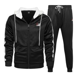 Winter Tracksuits Autumn Sports Wear Workout Jogging Suit 2 Pcs Set Mens Gym Clothing Sweatsuits Outfits 432
