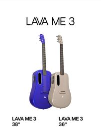Take fire smart folk guitar LAVA ME 3 carbon Fibre musical instrument beginners boys and girls travel special authentic