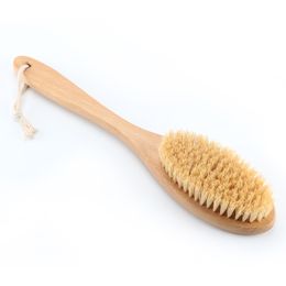 Abeis Natural Sisal Exfoliating Dry Back Brush Anti Cellulite Bath Spa Shower Scrubber Body Massage