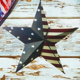 NEWDoor Sign Party Romantic Multifunctional Five-pointed Star Independence Day Front Doors Pendant Decoration for Home EWD6825