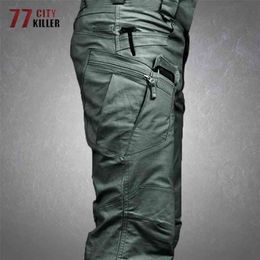 Tactical Cargo Pants Men Military Waterproof SWAT Combat Trousers Male Multiple Pocket Breathable Army Pant Mens Work Joggers 210714