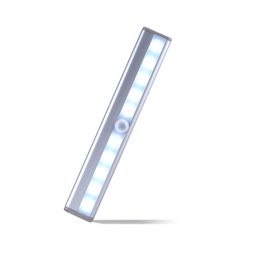 Motion Sensor LED Night Light Closet Cabinet Bookcase Table Lamp