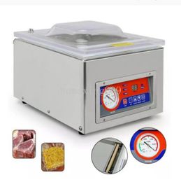 DZ-260C 110V/220V Digital Vacuum Packing Sealing Machine Vac Packer Food Sealer Industrial Packaging 120W