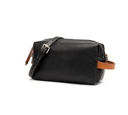 Fashion Men Leather Waist Bag Multi-pocket and Multiple Zipper Wallets Adjustable Belt Fanny Pack Shopping Phone Bags